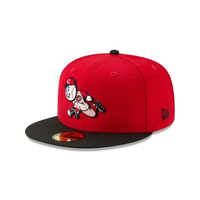Cincinnati Reds Gorra | New Era MLB Cooperstown Logo Pack 59fifty Fitted Cap Mexico - Rojos